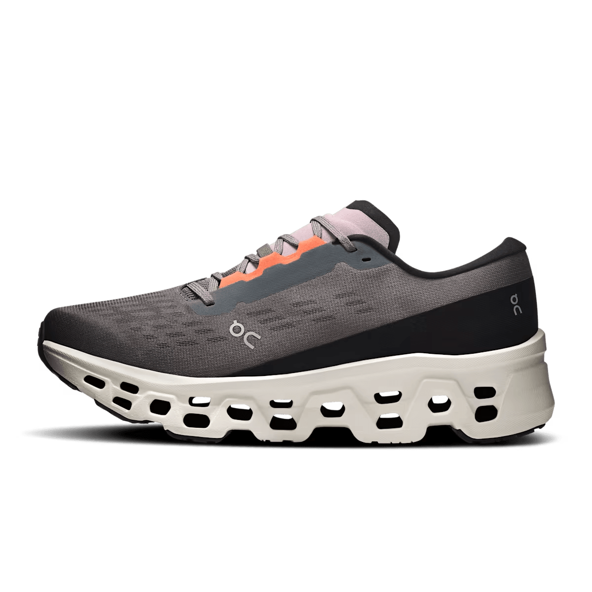 Men's On Cloudmonster 3 running shoe in Eclipse Ivory - medial side view