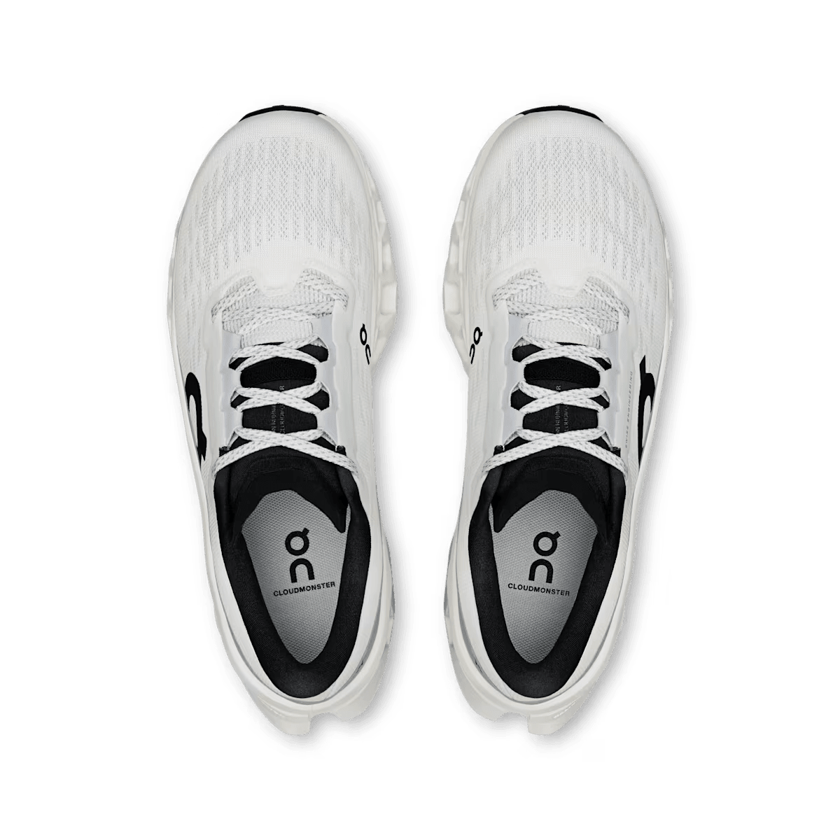 Women's On Cloudmonster 3 running shoe in White White - product view 5