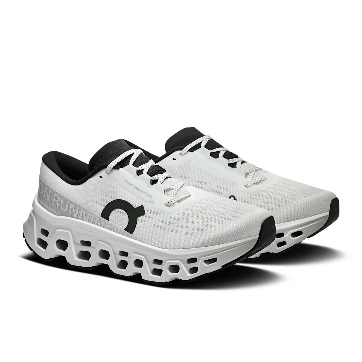 Women's On Cloudmonster 3 running shoe in White White - product view 6