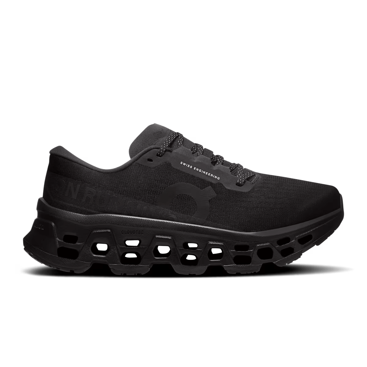 Women's On Cloudmonster 3 running shoe in Black Black - product view 1