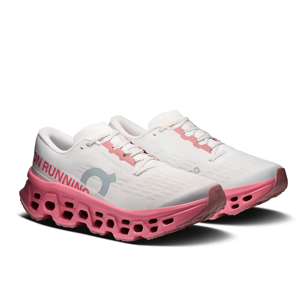 Women's On Cloudmonster 3 running shoe in Ivory Camellia - product view 6