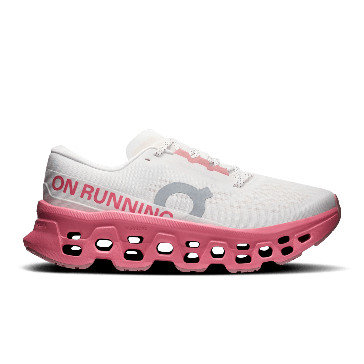 Women's On Cloudmonster 3 running shoe in Ivory Camellia - product view 1