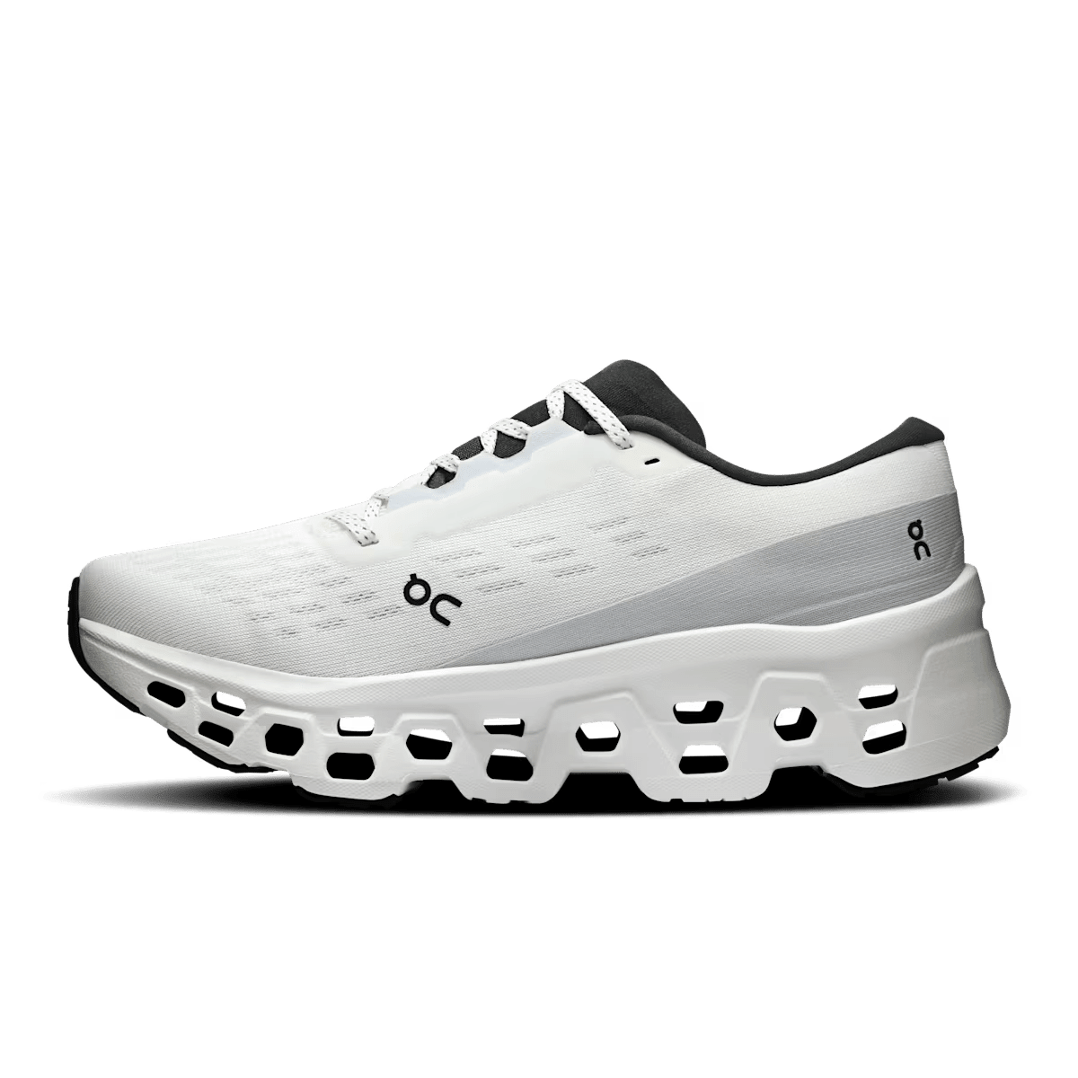 Women's On Cloudmonster 3 running shoe in White White - product view 3