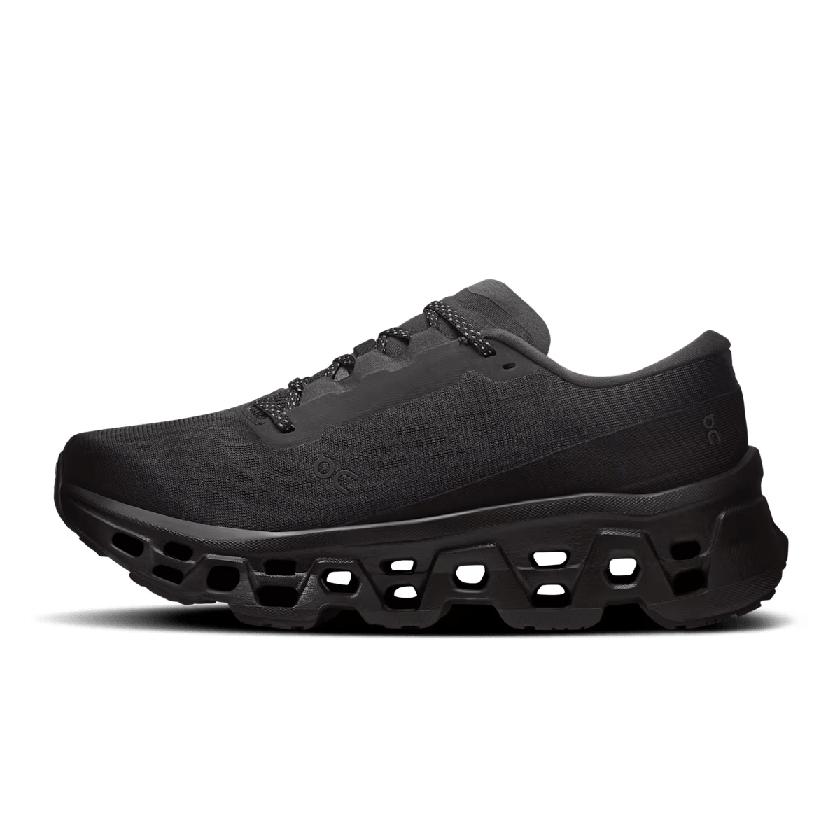 Women's On Cloudmonster 3 running shoe in Black Black - product view 4