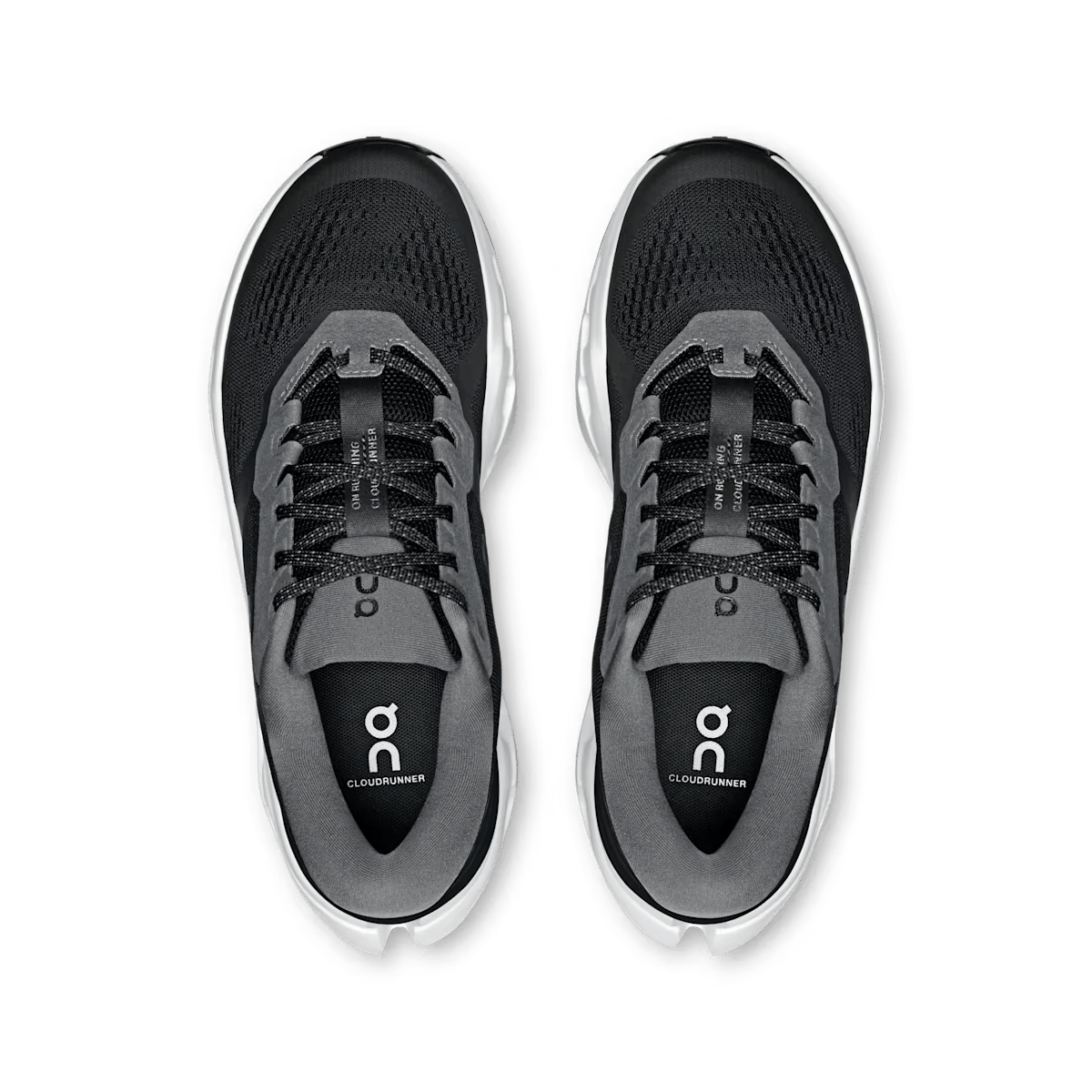 On Cloudrunner 3 men's road running shoes in Black | Ivory
