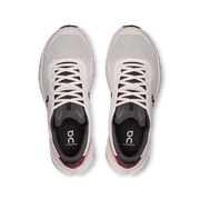 On Cloudvista 3 women's trail running shoe in Oyster / Barberry – top view