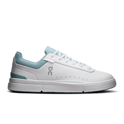 On THE ROGER Advantage men's lifestyle shoe in White / Wash – lateral side view