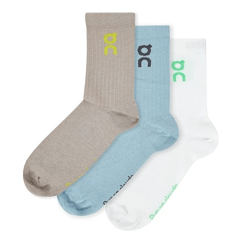 On Logo Socks High 3 - Pack – Desert Wash | Premium Running Socks - 1 - Xciter Sports Apparel