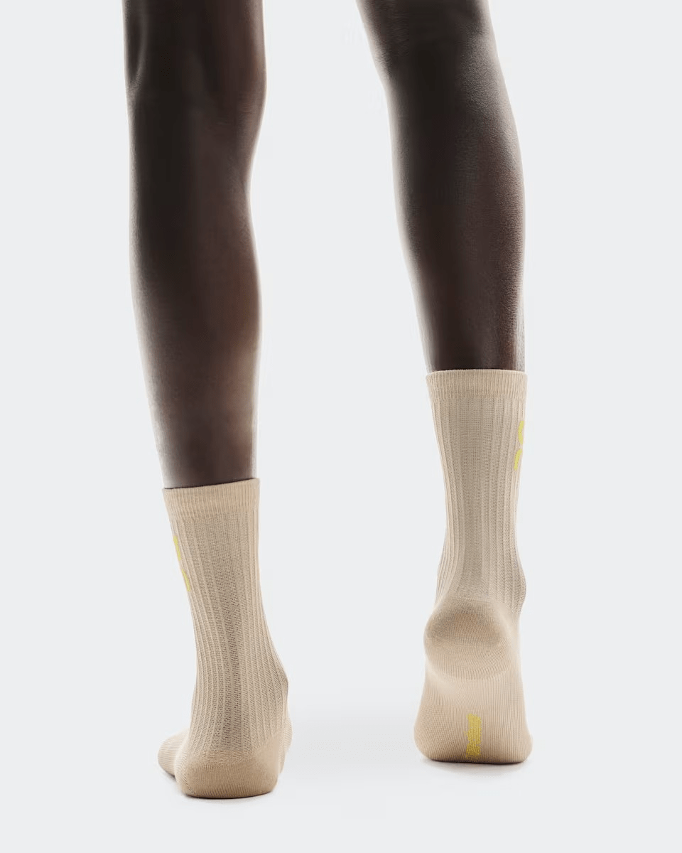 On Logo Socks High 3 - Pack – Desert Wash | Premium Running Socks - 3 - Xciter Sports Apparel