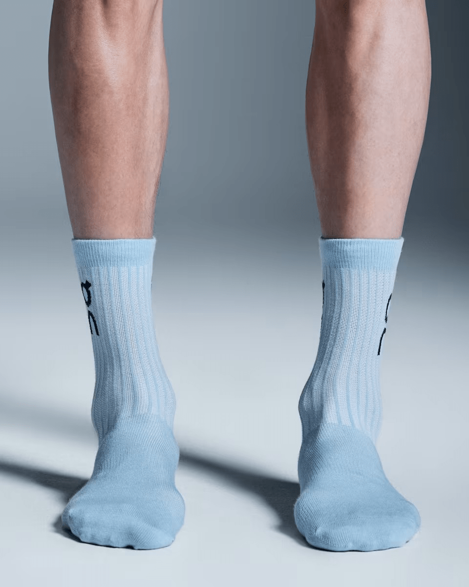 On Logo Socks High 3 - Pack – Wash Navy - 1 - Xciter Sports Apparel