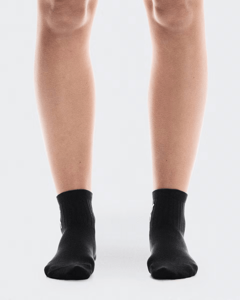 On Logo Socks Mid (3 Pack) - Black - 1 - Xciter Sports Apparel