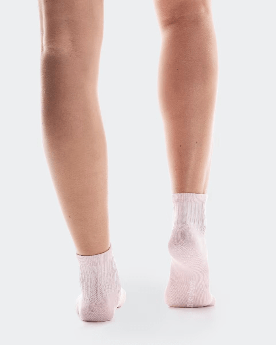 On Logo Socks Mid 3 - Pack | Mauve / Lavendula - 3 - Xciter Sports Apparel