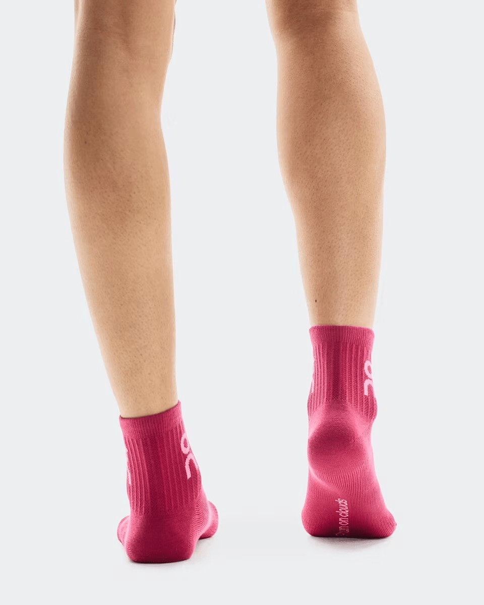 On Logo Socks Mid 3 - Pack | Orchid Comet - 3 - Xciter Sports Apparel