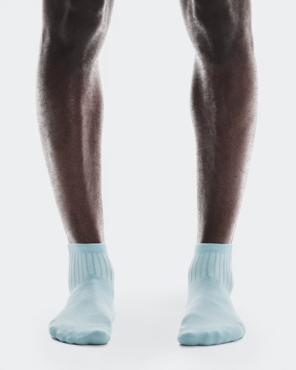 On Logo Socks Mid 3 - Pack | Wash Navy - 1 - Xciter Sports Apparel