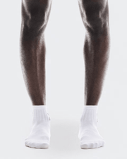 On Logo Socks Mid (3 Pack) – White | Running & Lifestyle Socks - 1 - Xciter Sports Apparel