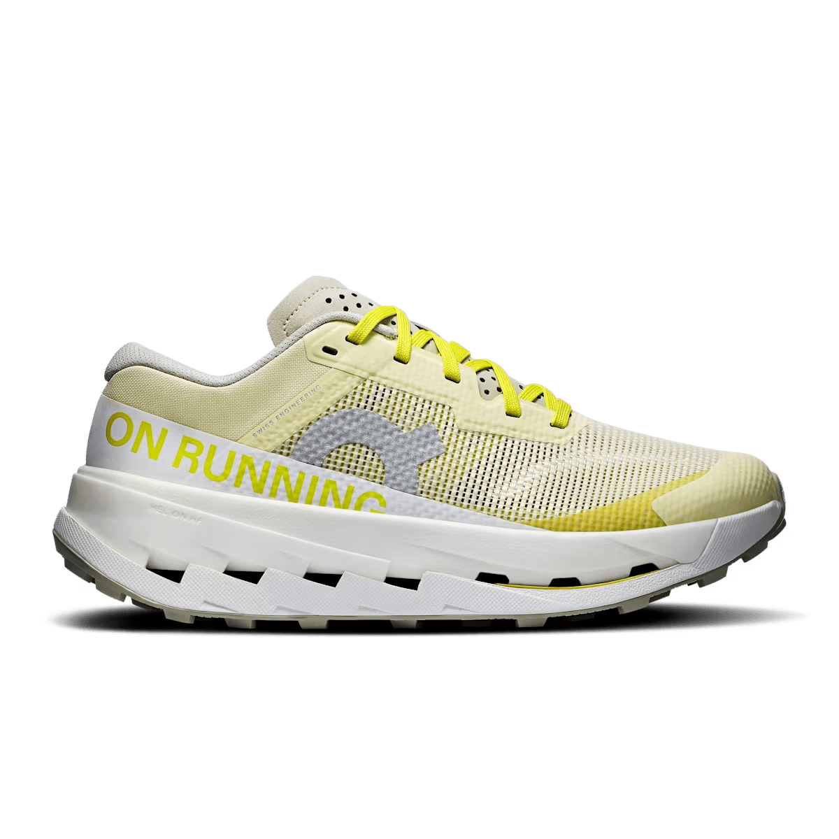 Women's On Cloudultra 3 Trail Running Shoes-Lychee Lime -Side view - Xciter Sports