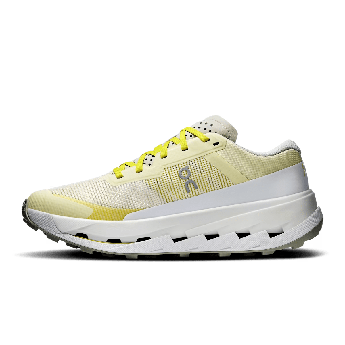 Women's On Cloudultra 3 Trail Running Shoes-Lychee Lime-Left side view- Xciter Sports