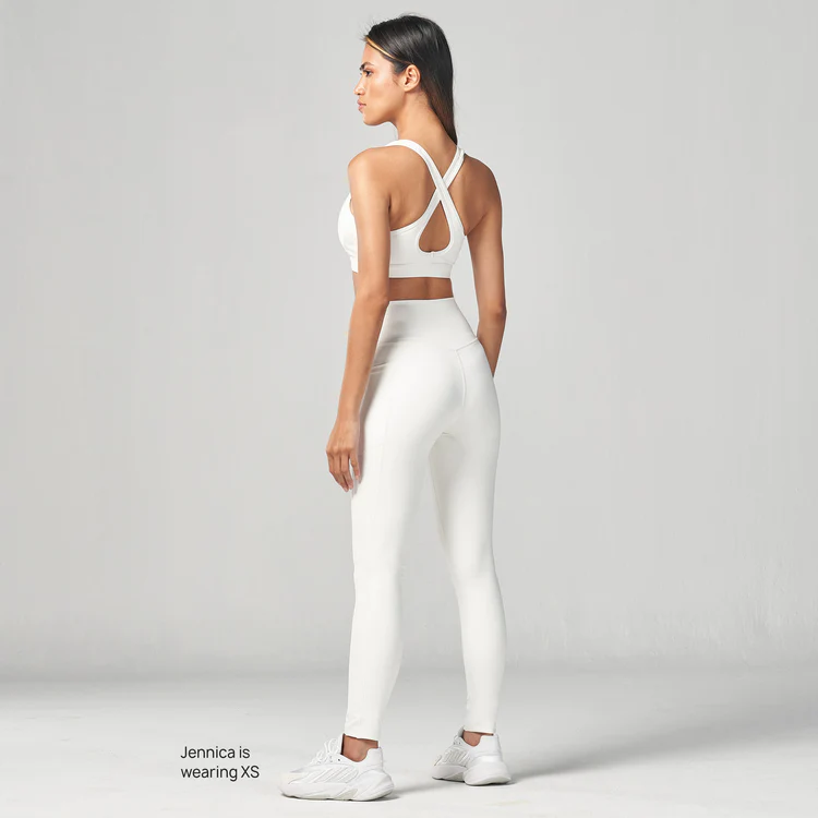 Squatwolf Essential Ultimate Double Layer Leggings - Pearl White