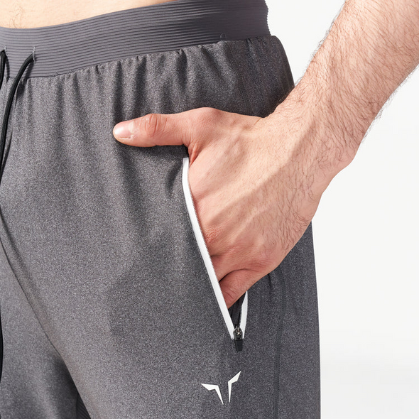 Statement Ribbed Joggers Reimagined - Grey Marl