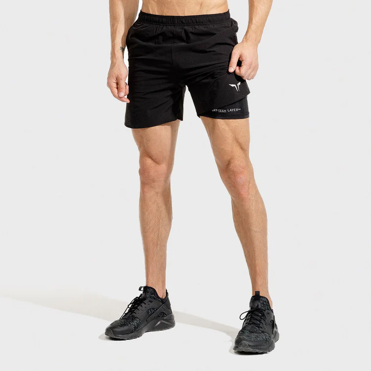 Squatwolf Men's 2-In-1 Dry Tech Shorts 2.0
