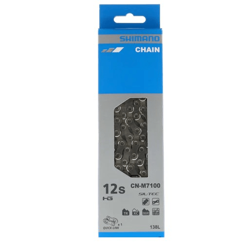 Shimano SLX CN - M7100 12 Speed Chain w/ Quick Links 138L - 1 - Xciter Sports Apparel