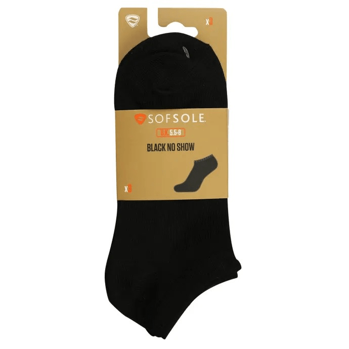 Sof Sole Recycled No Show Socks | 3 - Pack - 5 - Xciter Sports Apparel