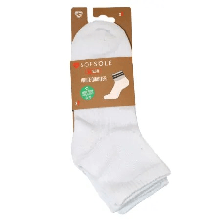 Sof Sole Recycled Quarter Socks | 3 - Pack - 1 - Xciter Sports Apparel