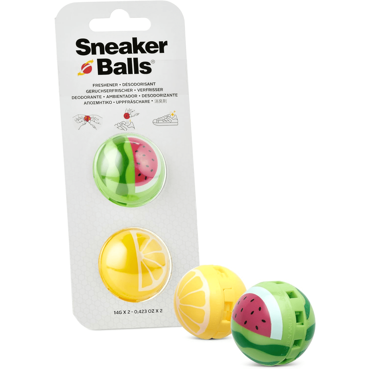 Sof Sole Sneaker Balls Deodorizer 2 - Pack – Shoe & Gym Bag Freshener - 1 - Xciter Sports Apparel