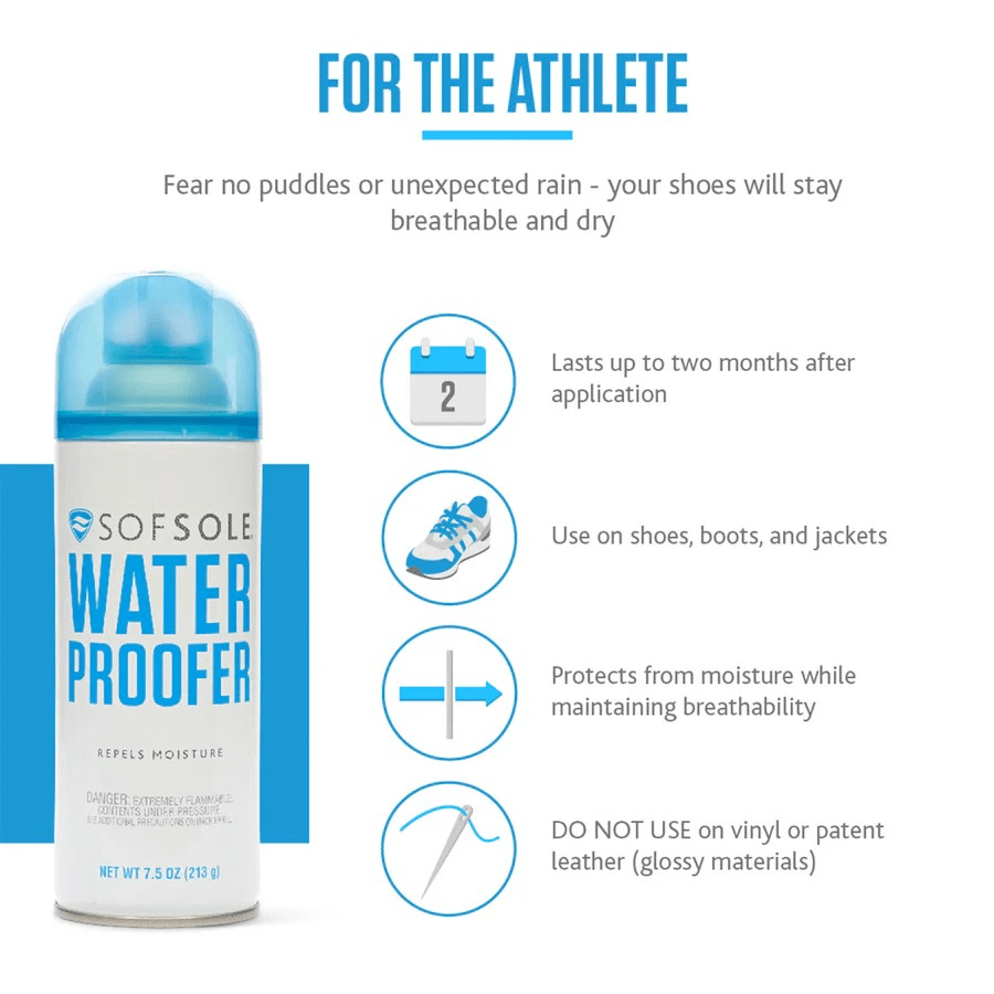 Sof Sole Waterproofer Spray 200ml | Shoe & Gear Protector - 2 - Xciter Sports Apparel