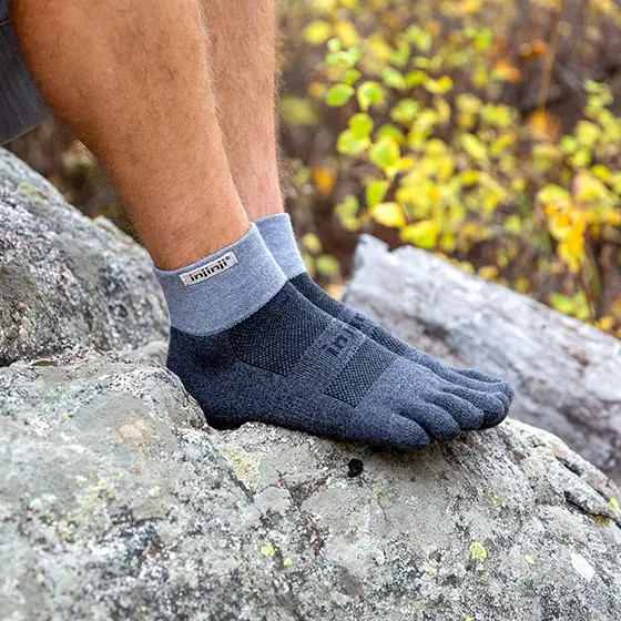 Injinji Trail Midweight Mini-Crew Trail Running Socks Xciter Sports