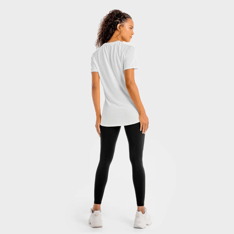 Squatwolf Ladies Core Mesh Tee | White - 8 - Xciter Sports Apparel
