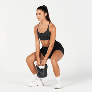 Squatwolf Ladies Core Strappy Bra | Black Charcoal - 8 - Xciter Sports Apparel