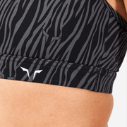 Squatwolf Ladies Core Strappy Bra | Black Charcoal - 5 - Xciter Sports Apparel