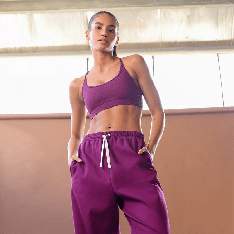 Squatwolf Ladies Core Strappy Bra | Dark Purple - 6 - Xciter Sports Apparel
