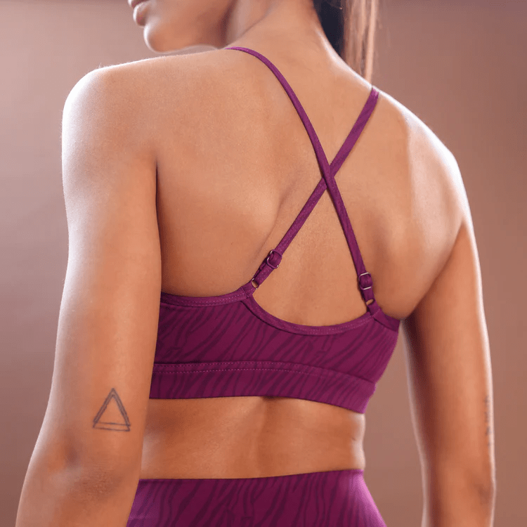 Squatwolf Ladies Core Strappy Bra | Dark Purple - 1 - Xciter Sports Apparel