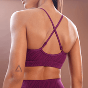 Squatwolf Ladies Core Strappy Bra | Dark Purple - 1 - Xciter Sports Apparel