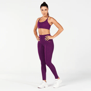 Squatwolf Ladies Core Strappy Bra | Dark Purple - 7 - Xciter Sports Apparel