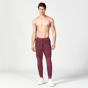 Squatwolf Men's Statement Ribbed Joggers Reimagined | Burgundy - 6 - Xciter Sports Apparel