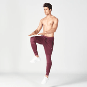 Squatwolf Men's Statement Ribbed Joggers Reimagined | Burgundy - 8 - Xciter Sports Apparel