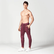 Squatwolf Men's Statement Ribbed Joggers Reimagined | Burgundy - 7 - Xciter Sports Apparel