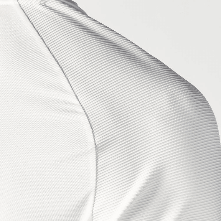 Statement Ribbed Tech Tee - Pearl White - 4 - Xciter Sports Apparel