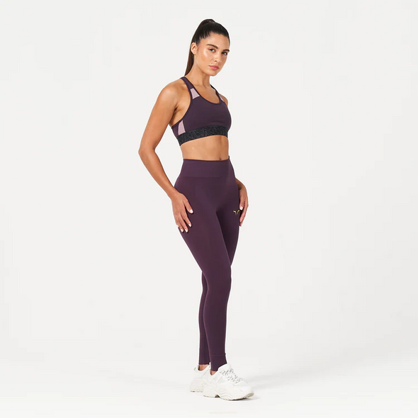 Lab360 Seamless Cuffed Leggings - Plumb Perfect