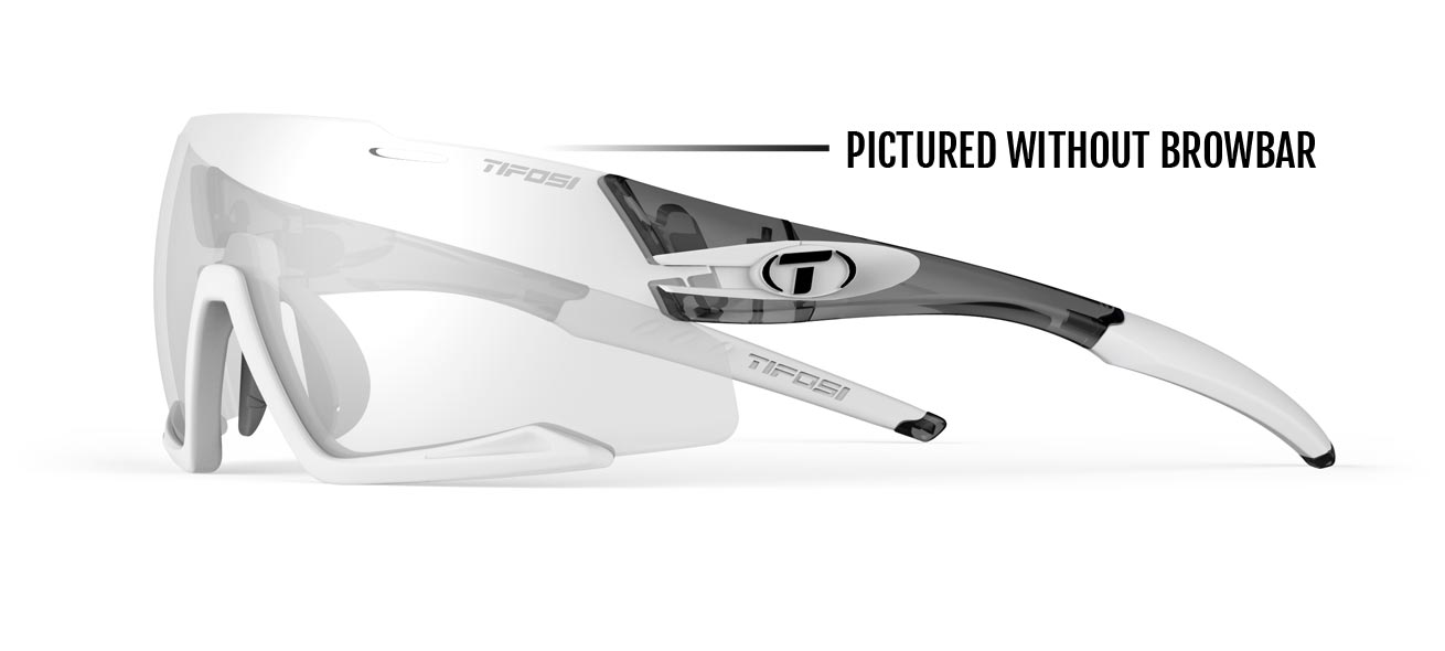 Tifosi Aethon Fototec Sunglasses – Crystal Smoke / White - 3 - Xciter Sports Apparel