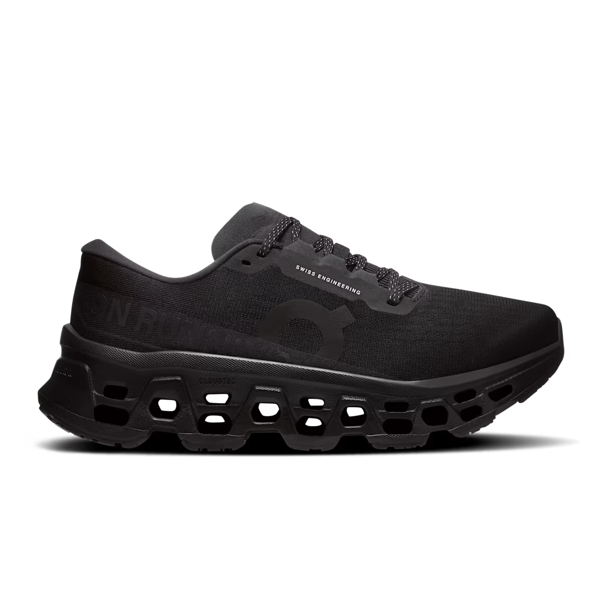 Women's On Cloudmonster 3 running shoe in Black Black - product view 1
