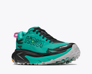 HOKA Mafate 5 Women's Trail Running Shoes in Black / Electric Aqua - product view 6