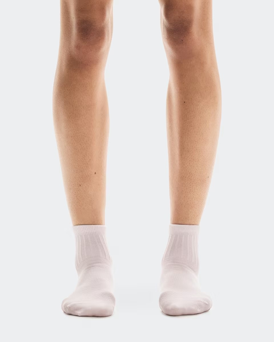 On Logo Socks Mid 3-Pack | Orchid Comet