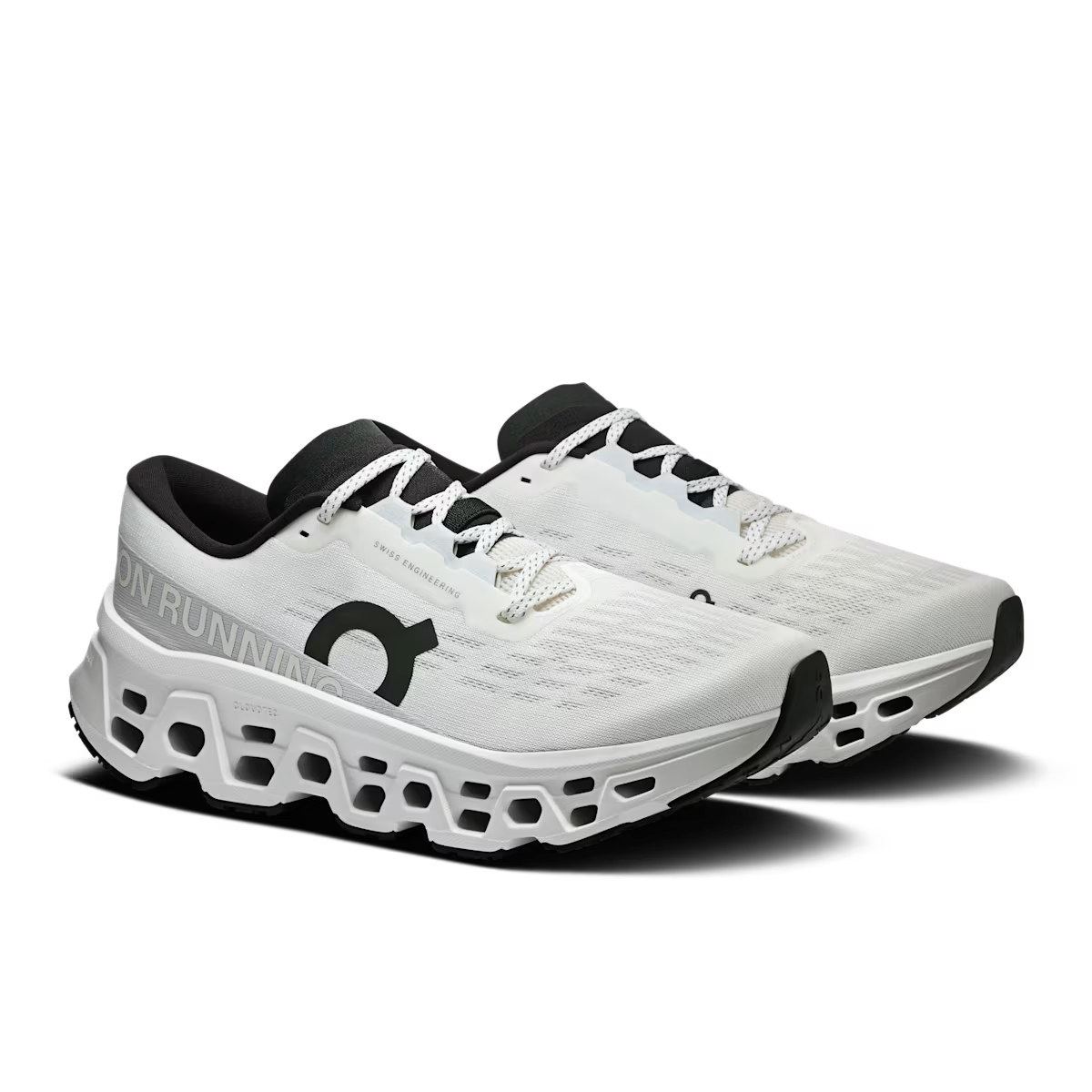 Women's On Cloudmonster 3 running shoe in White White - product view 6