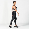 Core Wild Panel Leggings - Black Charcoal