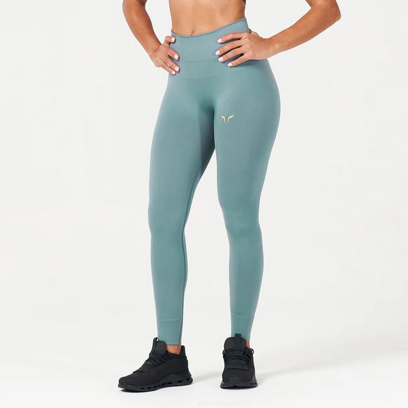 Lab360 Seamless Cuffed Leggings - Goblin Blue