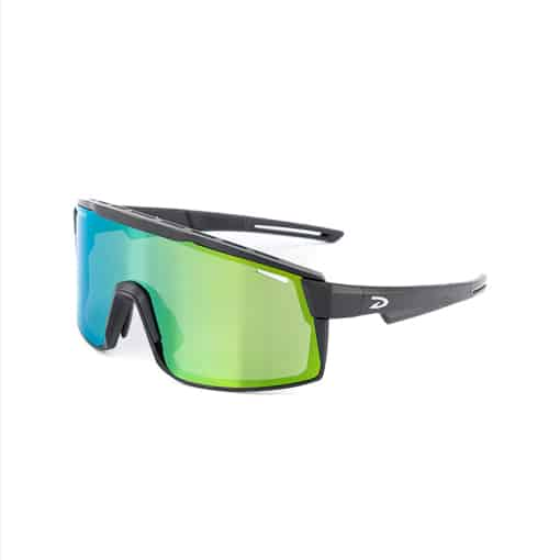 DARCS Tundra Sport Sunglasses | Frame-Matt Black Lense Green Revo